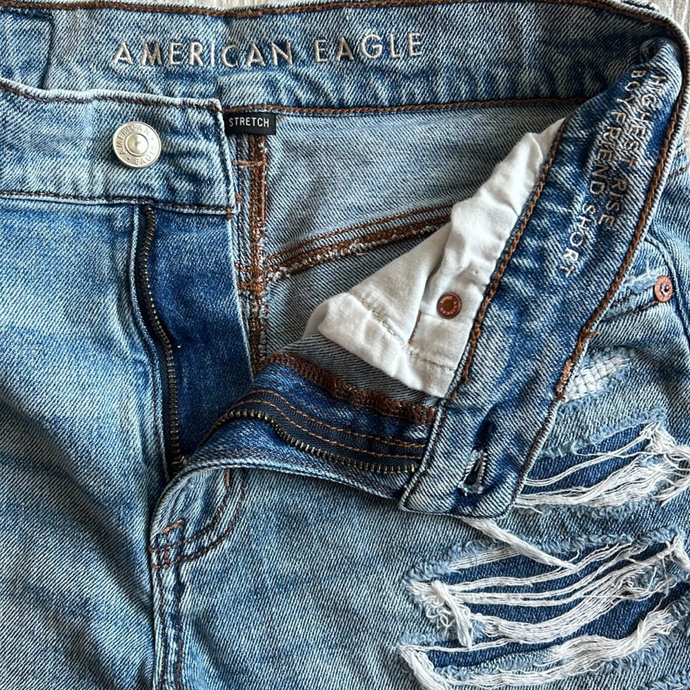 American Eagle Stretch‎ Highest Rise 90’s Boyfriend Short Women’s Size 0